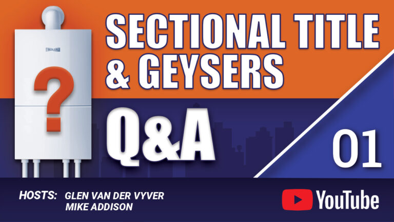 Q&A 1 - Must all section’s geysers be insured?