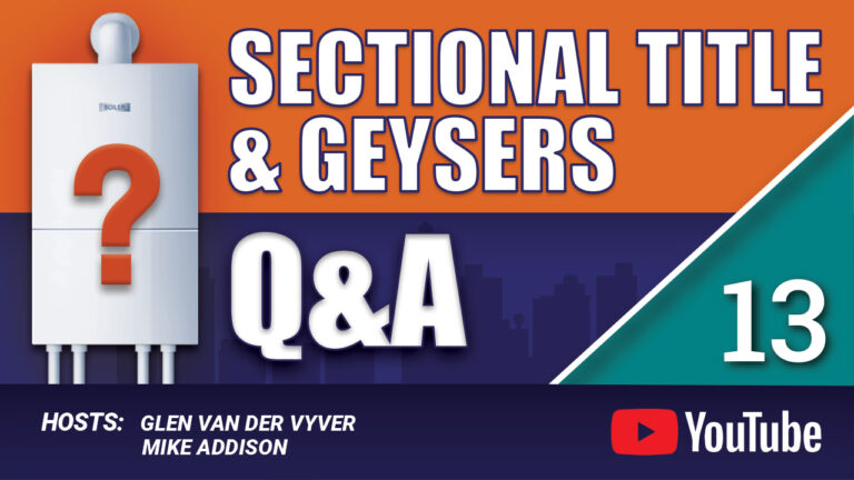 Q&A 13 - What is the impact of the geyser being situated on the outside?