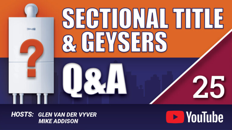 Q&A 25 - Can geysers be switched on and off?